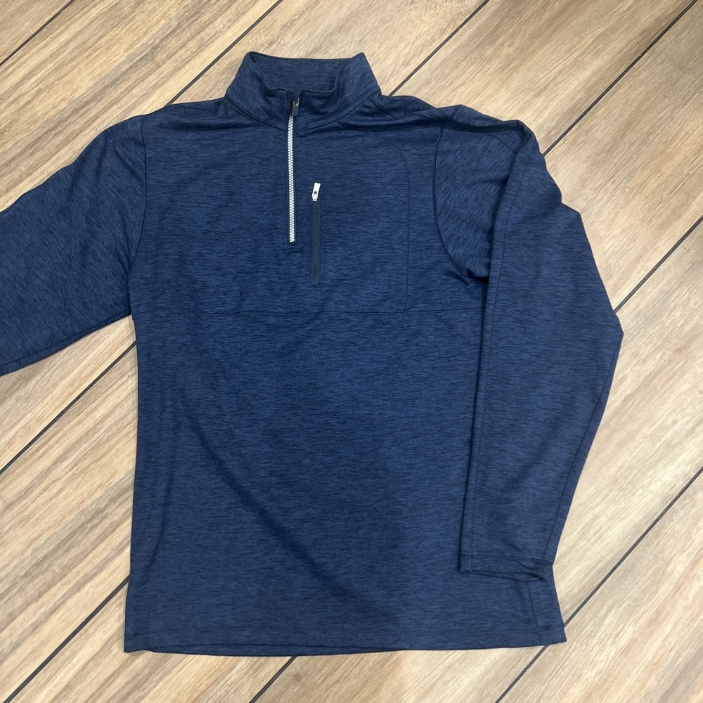 Daniel Cremieux Classics Performance Blue 1/4 Zip Pullover Sweater Men's Size M